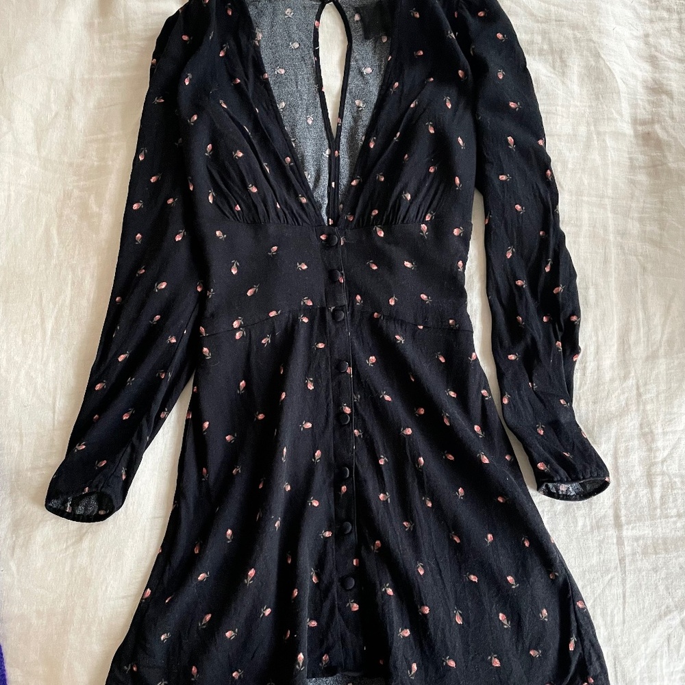 Reformation black dress